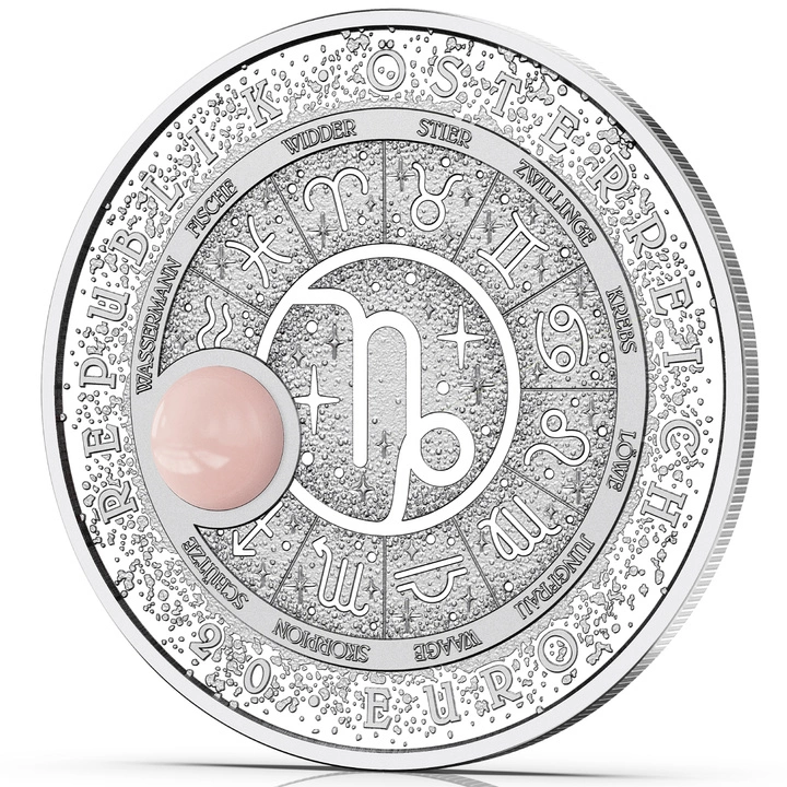 In The Stars - Koziorożec 20 Euro Srebro 2025 Proof