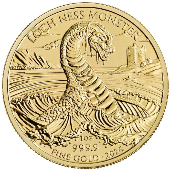 The Royal Mint: Legendary Creatures – Loch Ness Monster 1 uncja Złota 2026