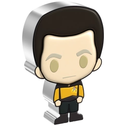 Niue: Star Trek - Data Chibi Coin kolorowany 1 uncja Srebra 2022 Proof