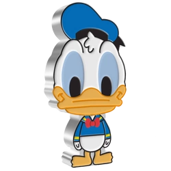 Niue: Disney - Donald Chibi Coin kolorowany 1 uncja Srebra 2021 Proof
