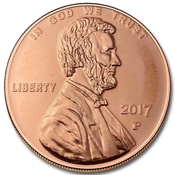 Lincoln Wheat Penny 1 uncja Miedzi