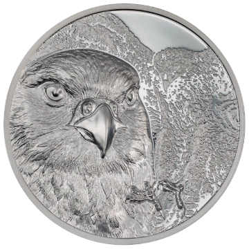 Mongolia: Mongolian Falcon 1 uncja Srebra 2023 Proof Ultra High Relief