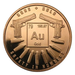 Safety in Numbers: Guns and Gold 1 uncja Miedzi