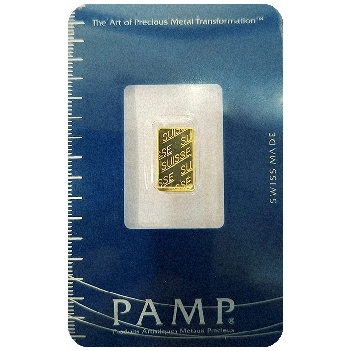Sztabka Złota 1 g Pamp Suisse