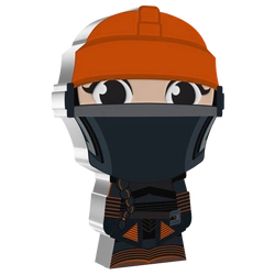 Niue: Star Wars - Fennec Shand Chibi Coin kolorowany 1 uncja Srebra 2022 Proof