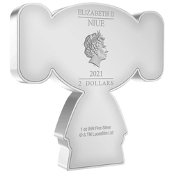 Niue: Star Wars - Princess Leia Chibi Coin kolorowany 1 uncja Srebra 2021 Proof