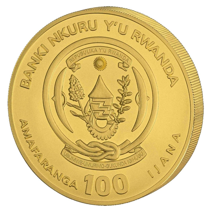 Rwanda: African Ounce - Spotted Hyena 1 uncja Złota 2026