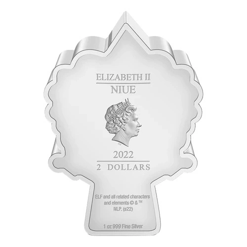 Niue: Buddy the Elf Chibi Coin kolorowany 1 uncja Srebra 2022 Proof