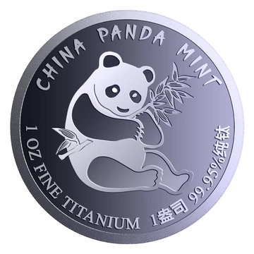 Chińska Panda 1 Uncja Tytanu 2026