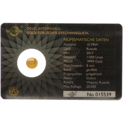 Złote Monety 1/200 Uncji - Losowe Monety