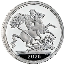 Wielka Brytania: Srebrny Suweren 2026 Proof
