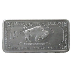 Sztabka Buffalo 1/4 Uncji Tytanu