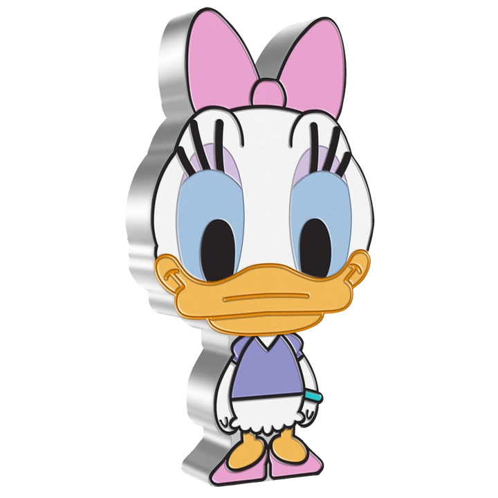 Niue: Disney - Daisy Chibi Coin kolorowany 1 uncja Srebra 2021 Proof