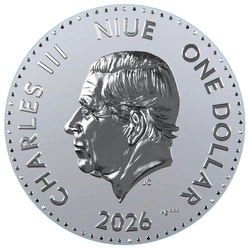 Niue: Year of the Horse 1/2 uncji Srebra 2026 Prooflike