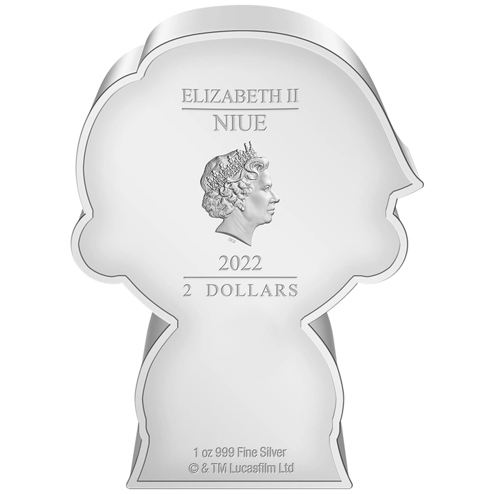 Niue: Star Wars - Young Obi-Wan Kenobi Chibi Coin kolorowany 1 uncja Srebra 2022 Proof