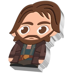 Niue: Star Wars - Cassian Andor Chibi Coin kolorowany 1 uncja Srebra 2022 Proof