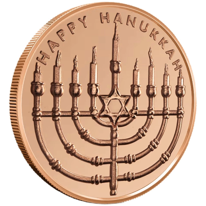Hanukkah 1 uncja Miedzi