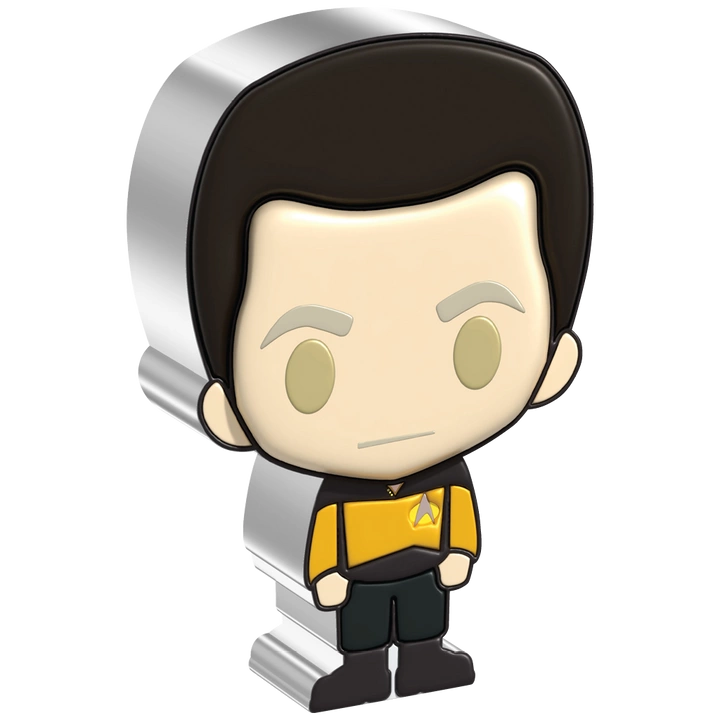 Niue: Star Trek - Data Chibi Coin kolorowany 1 uncja Srebra 2022 Proof
