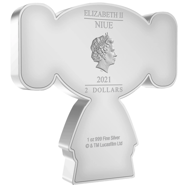 Niue: Star Wars - Princess Leia Chibi Coin kolorowany 1 uncja Srebra 2021 Proof