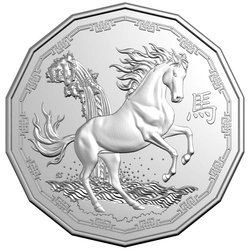 RAM: Lunar - Rok Konia Miedzionikiel 2026 Tetradecagon Coin