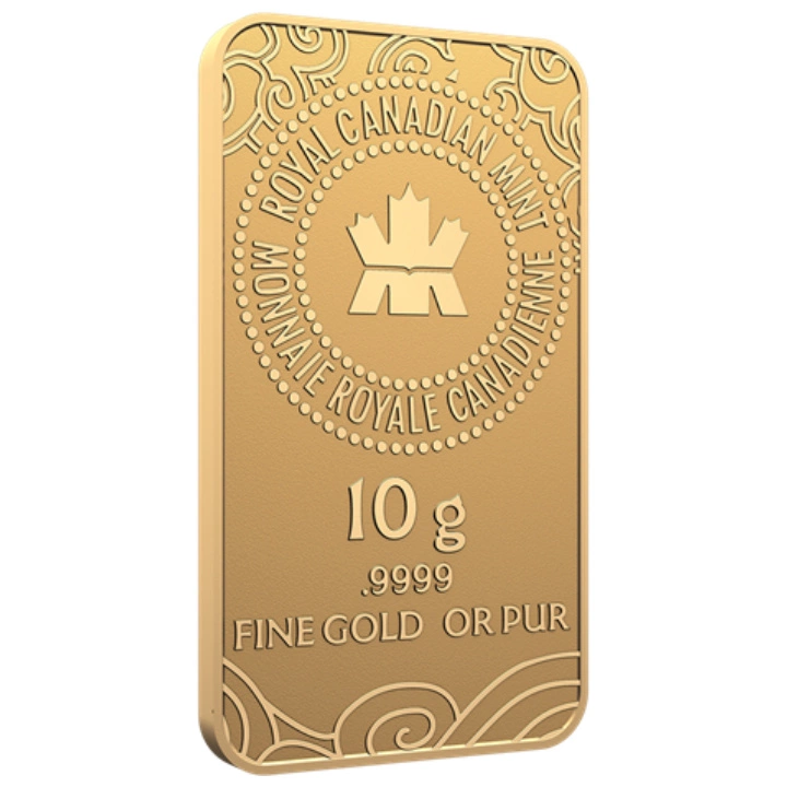 Sztabka The Royal Canadian Mint - Lunar Year of the Snake 10 gramów Złota 2025