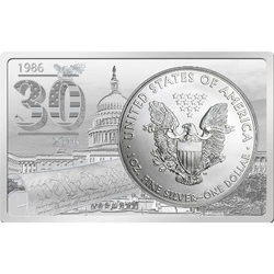 Amerykański Orzeł 2016 - zestaw jubileuszowy 3 uncje Srebra