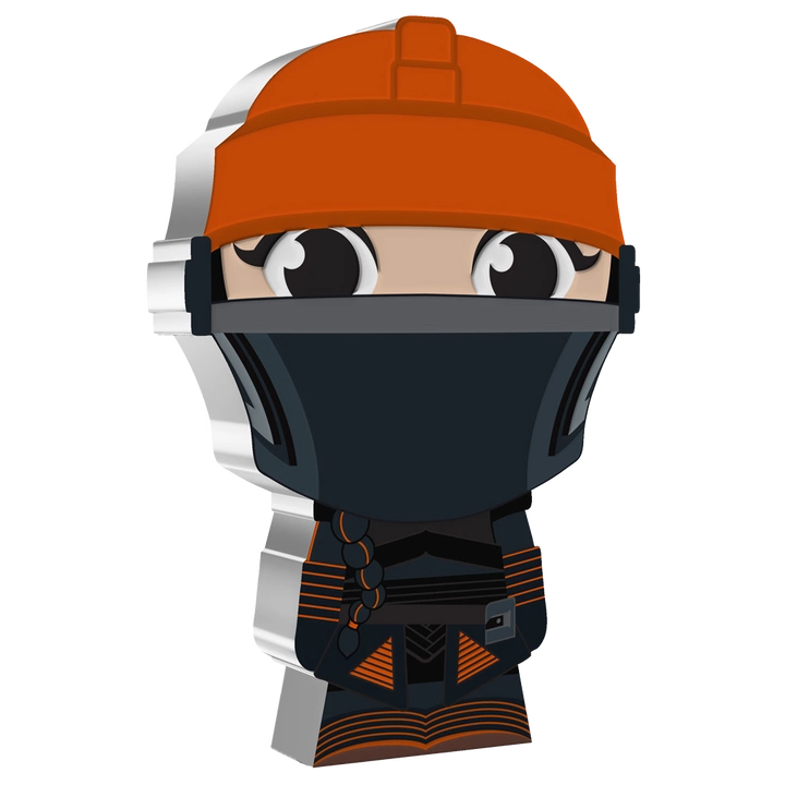 Niue: Star Wars - Fennec Shand Chibi Coin kolorowany 1 uncja Srebra 2022 Proof