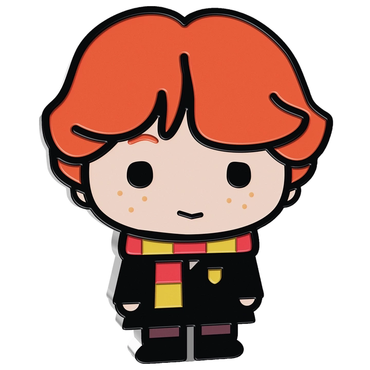 Niue: Harry Potter - Ron Weasley Chibi Coin kolorowany 1 uncja Srebra 2020 Proof