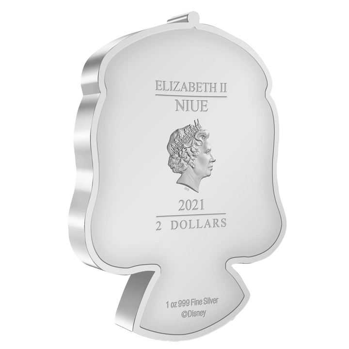 Niue: Disney - Aurora Chibi Coin kolorowany 1 uncja Srebra 2021 Proof