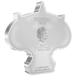 Niue: Star Wars - Padmé Amidala Chibi Coin kolorowany 1 uncja Srebra 2022 Proof