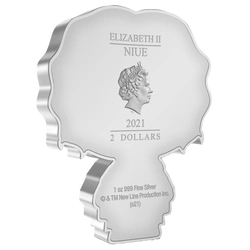 Niue: The Lord of the Rings - Frodo Chibi Coin kolorowany 1 uncja Srebra 2021 Proof