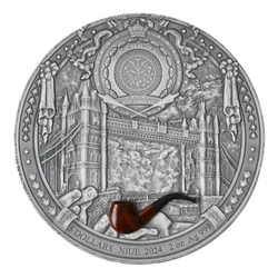 Niue: Sherlock Holmes - The Sign Of Four 5$ 2 Uncje Srebra 2024