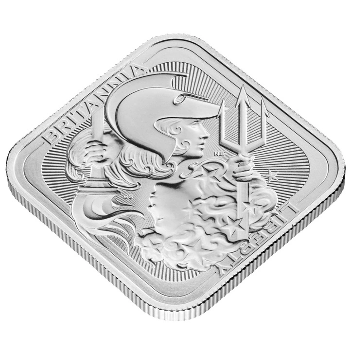 Sztabka The Royal Mint - Britannia and Liberty 1 uncja Srebra