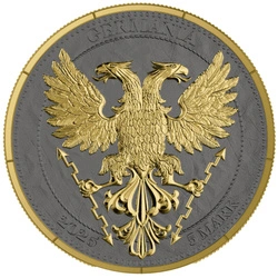 Mythical Forest: Yggdrasil Goldenleaf pozłacana 1 uncja Srebra 2025 Black Ruthenium