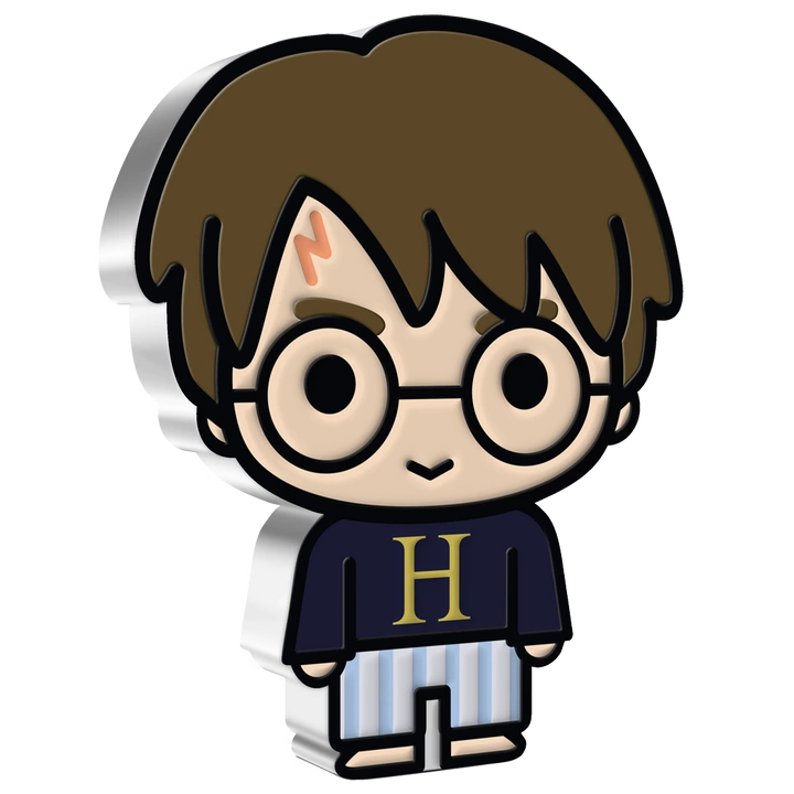 Niue: Harry Potter - Harry Potter Pyjama Chibi Coin kolorowany 1 uncja Srebra 2021 Proof