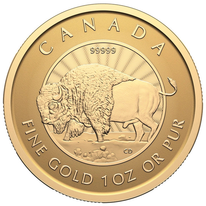 Canada: Our Purest Bison 1 uncja Złota 2026 Reverse Proof