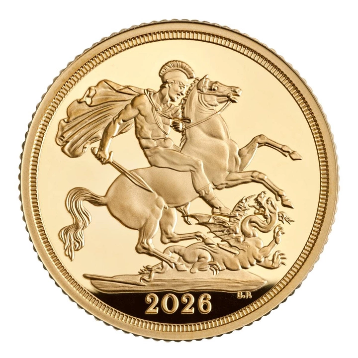 Wielka Brytania: Złoty Suweren 2026 Proof