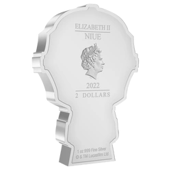 Niue: Star Wars - Fennec Shand Chibi Coin kolorowany 1 uncja Srebra 2022 Proof