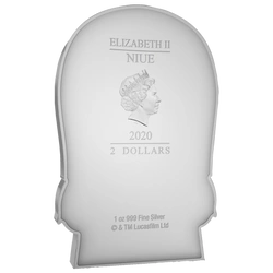 Niue: Star Wars - Chewbacca Chibi Coin kolorowany 1 uncja Srebra 2020 Proof