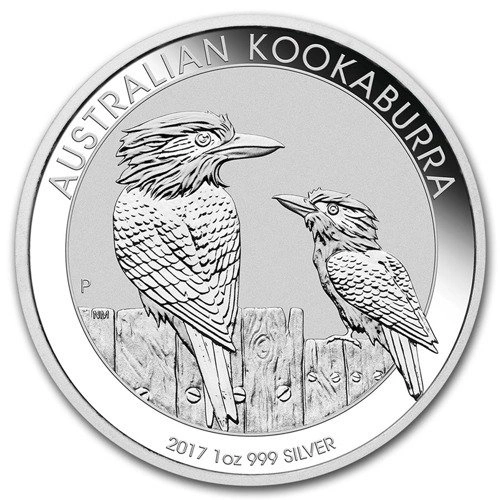 Kookaburra 1 uncja Srebra 2017