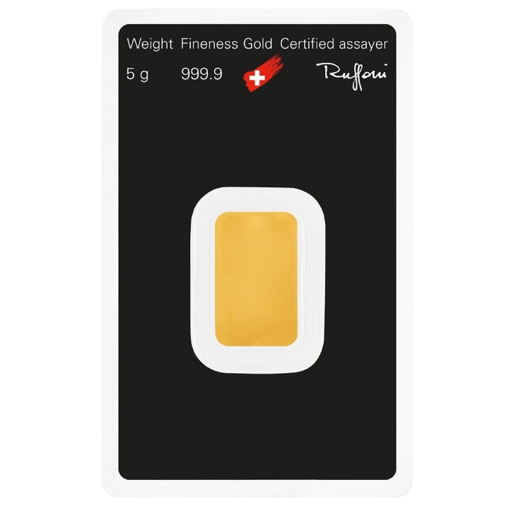 Sztabka Złota 5 g Argor - Heraeus