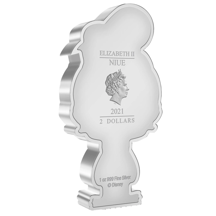 Niue: Disney - Donald Chibi Coin kolorowany 1 uncja Srebra 2021 Proof