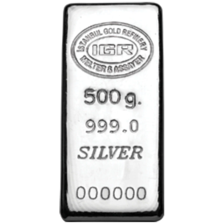 Sztabka IGR 500 gramów Srebra