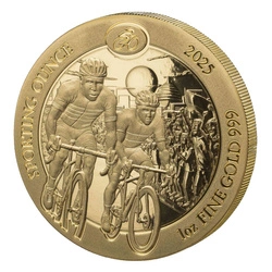 Rwanda: Sporting Ounce - Cycling 1 uncja Złota 2025
