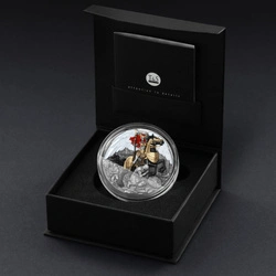 Niue: Valkyrie pozłacany 2 uncje Srebra 2025 Antiqued Coin