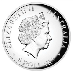 Australijski Kangur 5 uncji Srebra 2016 High Relief