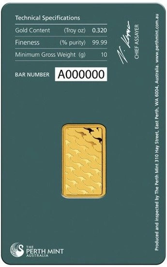 The Perth Mint: Sztabka Złota 10 g