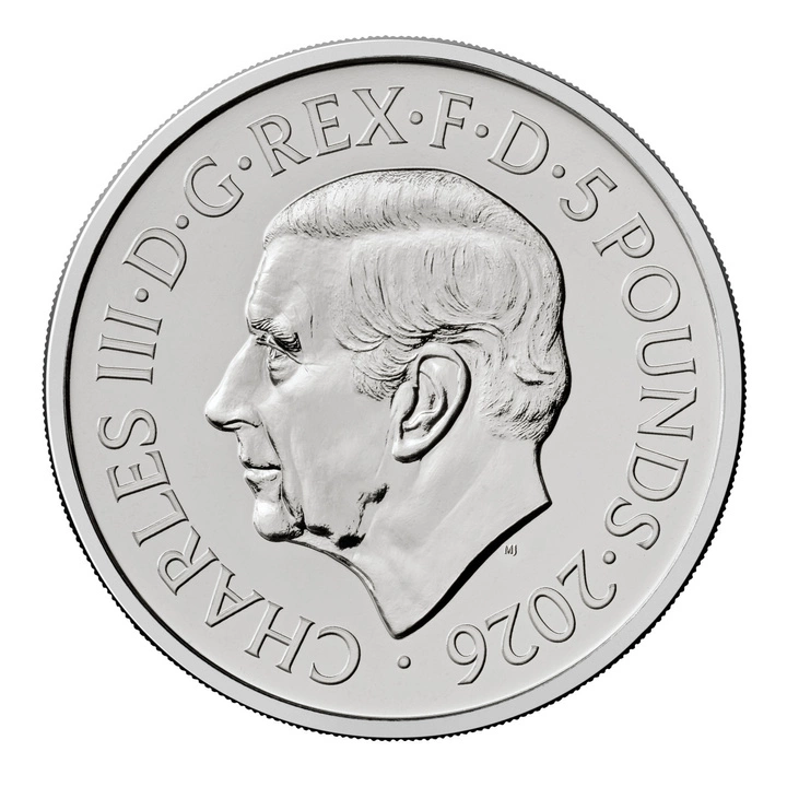 Portraits of Queen Elizabeth II - The Second Effigy £5 Miedzionikiel 2026