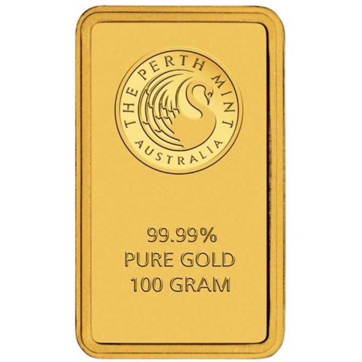 The Perth Mint: Sztabka Złota 100 g