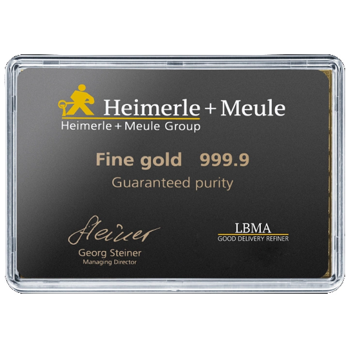 Sztabka Heimerle Meule 100 x 1 gram Złota CombiBar